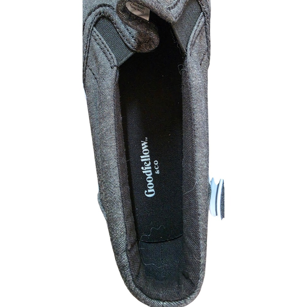 Goodfellow & Co Mens Slip On Canvas Sneakers Gray Casual Loafers Size 8 - Picture 2 of 4